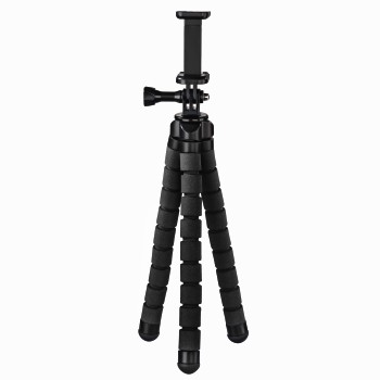 Mini Tripode Gorila "Flex" 26cm (GoPro+Tel)Bk Hama