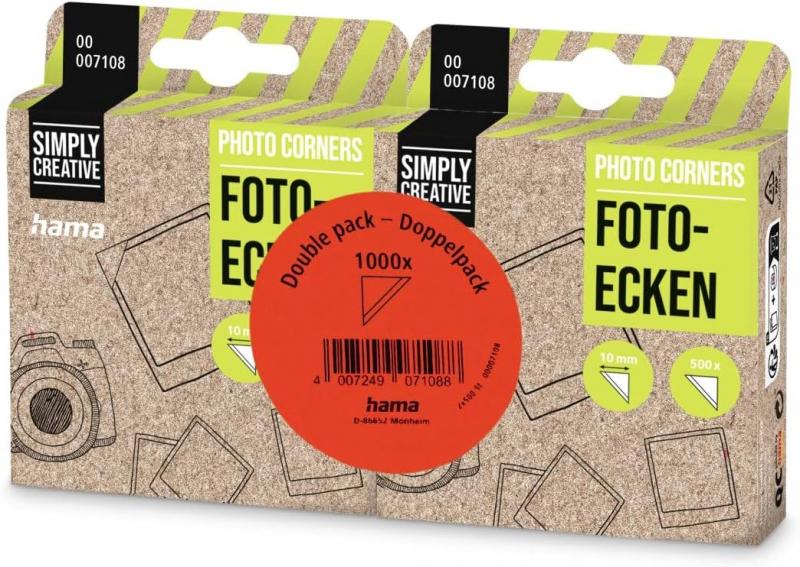 007108-1.jpg Esquinas Adhesivas Dispensa 500uds x2 0007107 Hama - Imagen 1