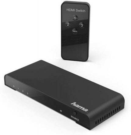 Switch HDMI 3x1 Full HD 4K Hama