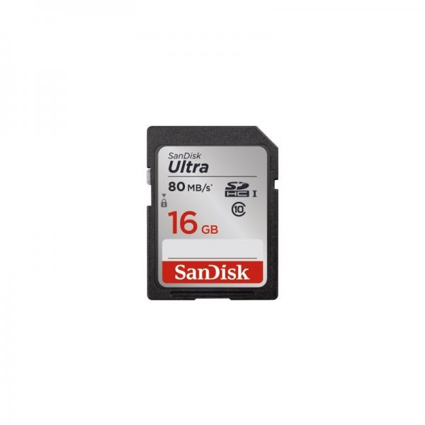 139766-1.jpg SD HC Ultra C10 80Mb/s+ 16Gb Sandisk - Imagen 1