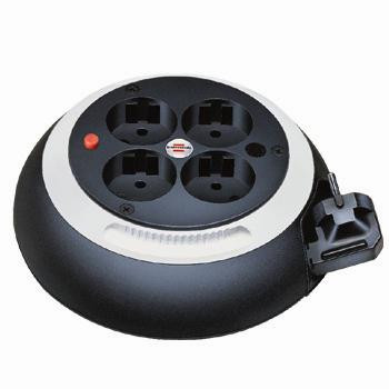 Alargador/Bobina 3m C/Cuatro Tomas Hama