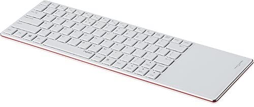 153396-1.jpg Tec Mini Slim C/Touchpad BT 3.0 Blanco/Rojo Rapoo - Imagen 1