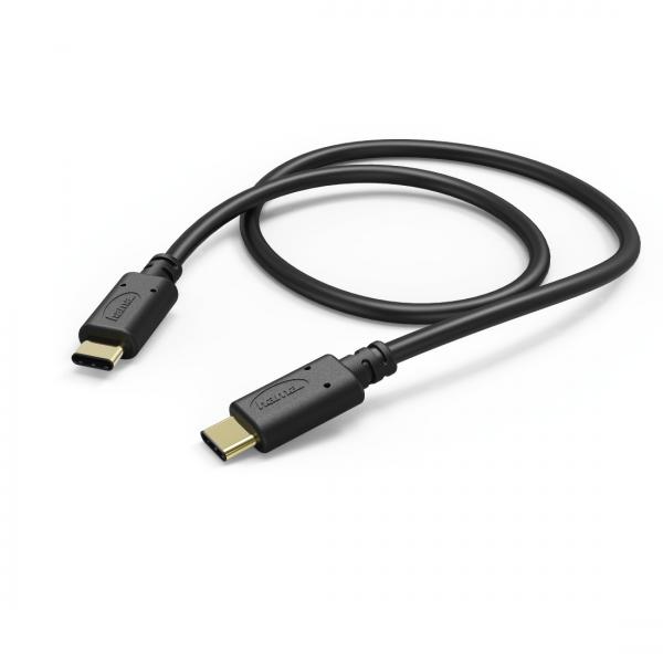 178392-1.jpg Cable USB Type-C M a Type-C M 1.4m 3A Rápido Hama - Imagen 1
