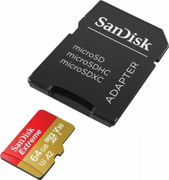 183534-1.jpg MicroSDXC Extreme 64GB+Adap SD 160MB/s Sandisk - Imagen 1
