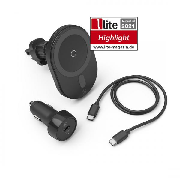 187268-1.jpg Cargador GSM Induc. Mag Charger 15W 001872 Hama - Imagen 1