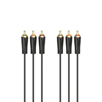 Cable Video 3RCA M a 3RCA 3m Hama