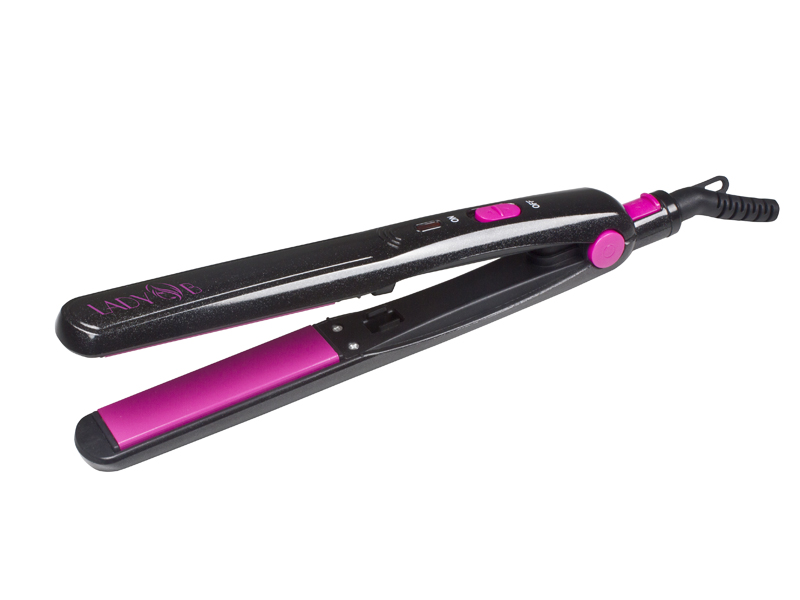 BEP-40.957N-V-1.jpg Plancha de Pelo Ceramica 200�C 30W Bk/Vi Beper - Imagen 1