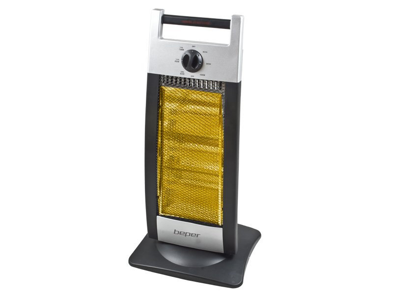 BEP-RI.132-1.jpg Estufa Alogena Negro/Gris 3 potencias Beper - Imagen 1