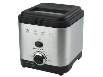 Freidora Electrica Inox 1.5L Beper