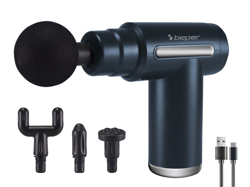 Bep-MAS002-1.jpg Masajeador Percusion Recargable P302MAS001 Beper - Imagen 1