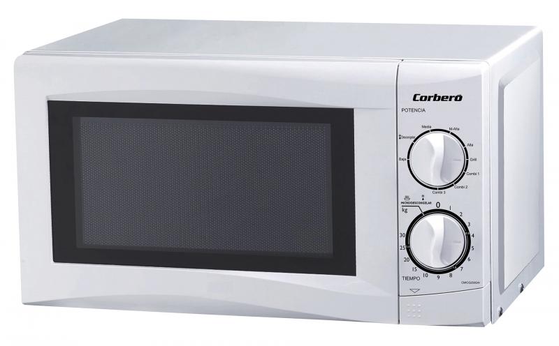 Cor-CMICG250G-1.jpg Microondas CMICG250GW 20L 700/900W C/Grill Corbero - Imagen 1