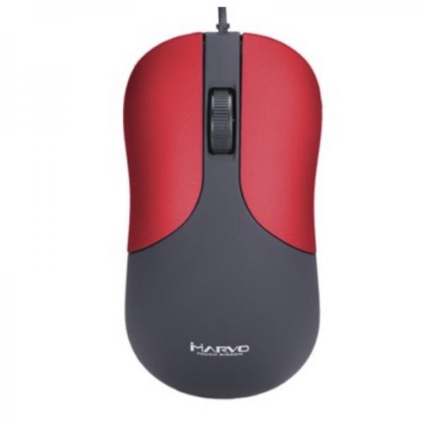 DA-DMS001RD-1.jpg Raton C/Cable USB 1200dpi Laser DMS001 Rojo Marvo - Imagen 1