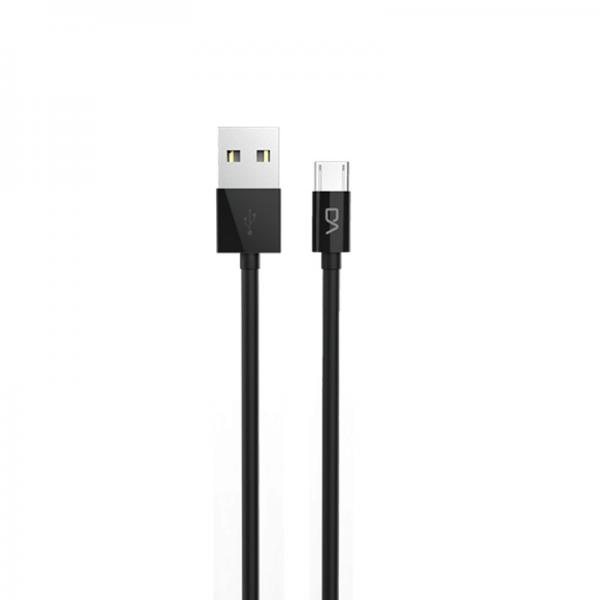 DA-DT0071M-Bk-1.jpg Cable Micro USB 1m Negro 2Amp DA - MARVO - Imagen 1
