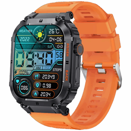 Reloj Smart Watch C/Llamada/ HR/Pasos SWC-191 Naranja Denver