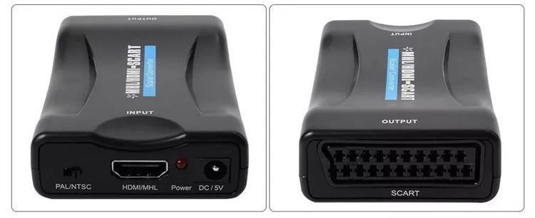 H90615v2-1.jpg Conv Video HDMI a EURO C/Alim 220v 2A Hamann - Imagen 1