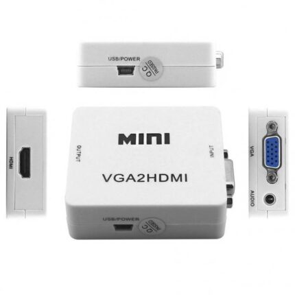 Convertidor VGA +Audio @ HDMI H C/Alim 220v Hamann
