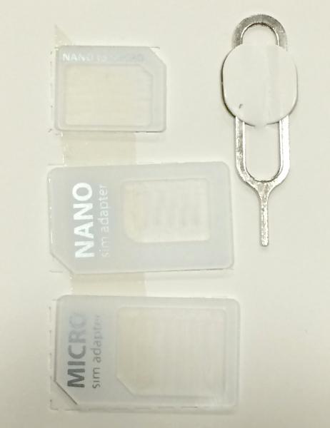 H92140-1.jpg Adaptador Tarjetas Micro Sim a Mini Sim o Sim Hamann - Imagen 1