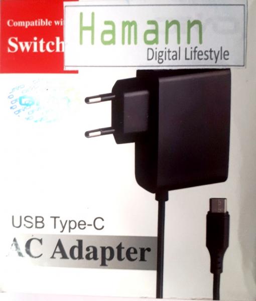 H94226-1.jpg Cargador Nintendo Switch Tipo C 220v Hamann - Imagen 1
