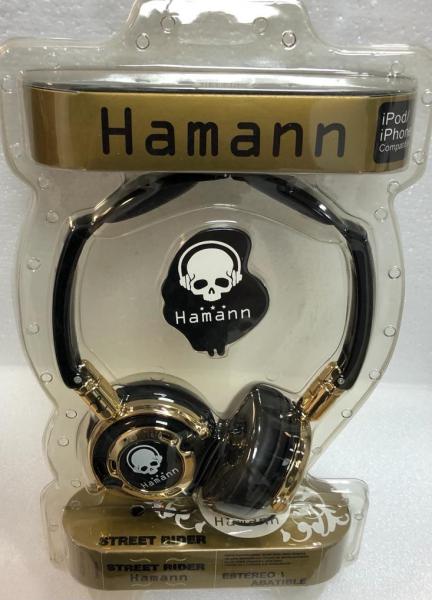 HED-3021ProBK-1.jpg Auricular STREET RIDER Negro/Dorado -Hamann - Imagen 1