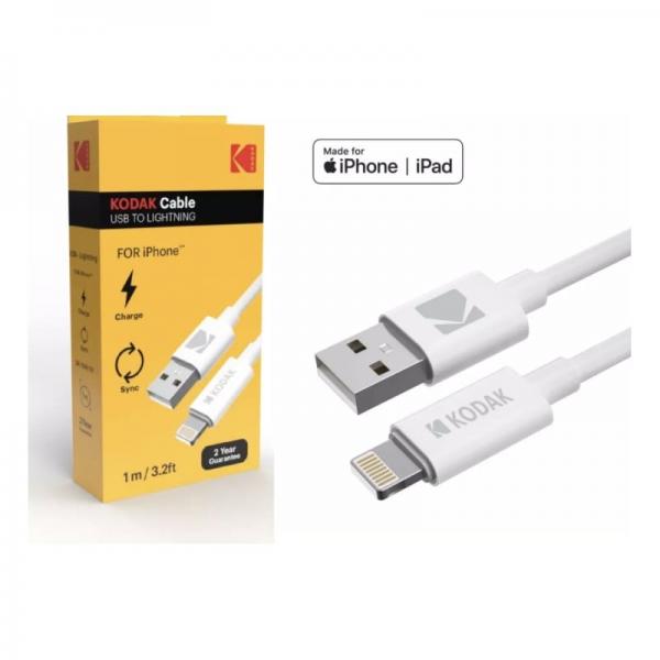 Kod-30425996-1.jpg Cable USB A @ Lightning 1m 30425996 Kodak - Imagen 1