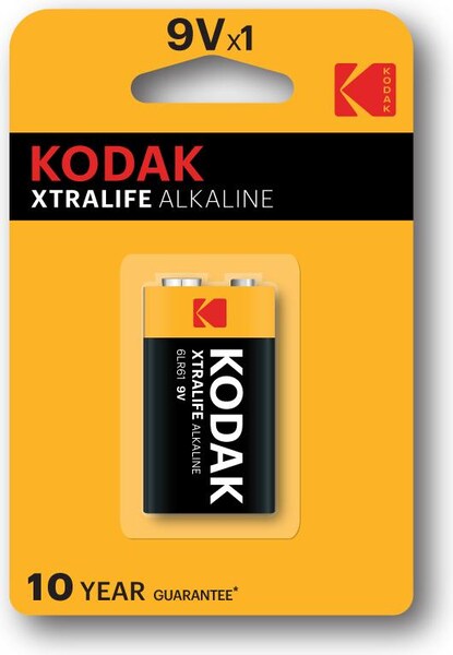 Pila Alcalina ExtraLife 9V (B1) 30952010 Kodak