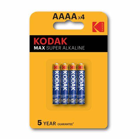 Kod-MaxLR61B4-1.jpg Pilas Super Alcalina Blister (x4) LR61/AAAA Kodak - Imagen 1