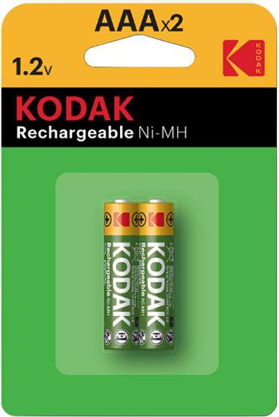 Pilas Recargables Blister (x2) 650mAh Pre-Cargadas LR03/AAA Kodak