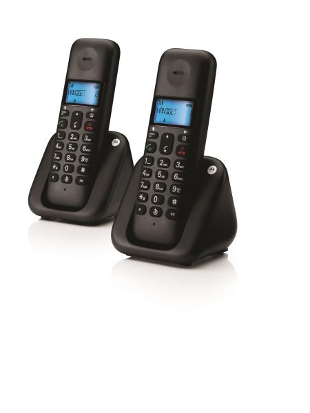 MOT-T302-1.jpg Dect Duo C/Pant.Illu., MLibres, BK Motorola - Imagen 1