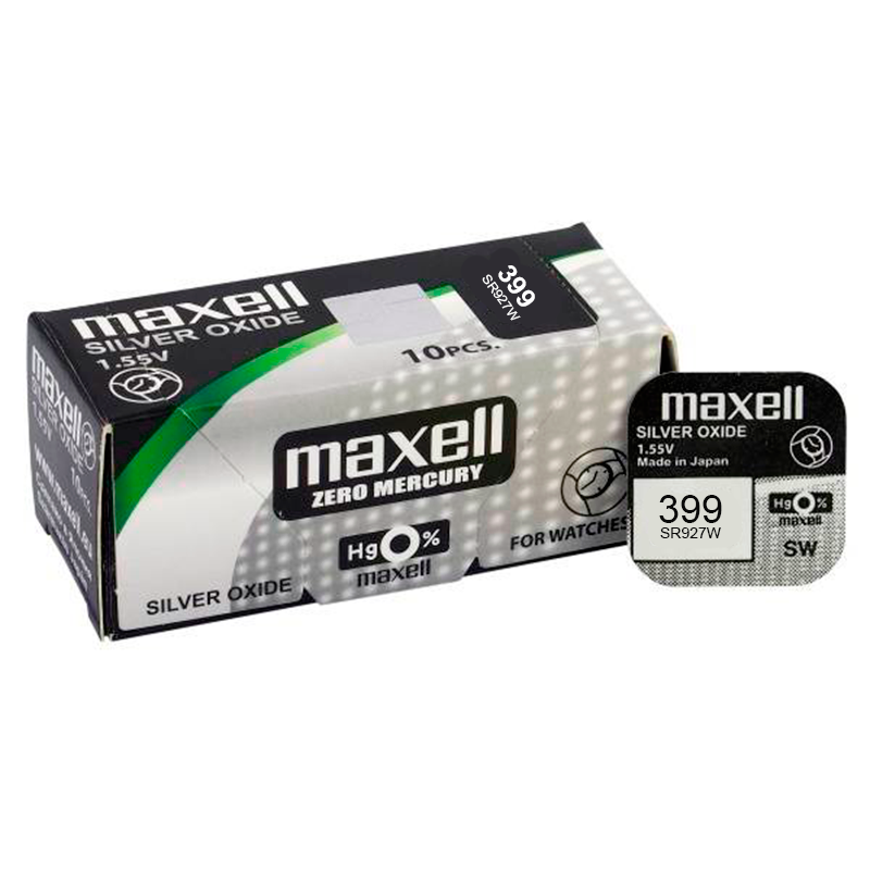 Max-399.png Pila Boton en Pk x10 927 Maxell - Imagen 1