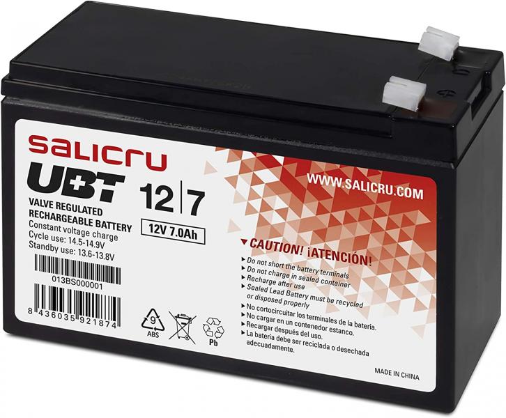 Salicru-12V7A-1.jpg Bateria 12v 7Ah para PRO31x Salicru - Imagen 1