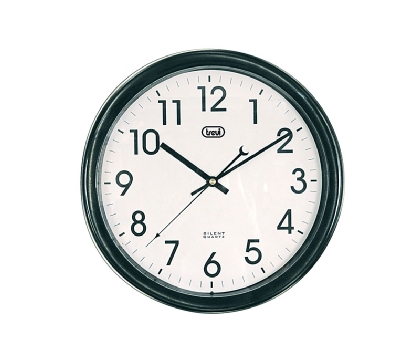Reloj de pared 30cm Negro Trevi