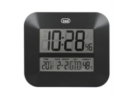 Reloj Pared Cal/Meteo Digi XL OM 3520 D Bk Trevi