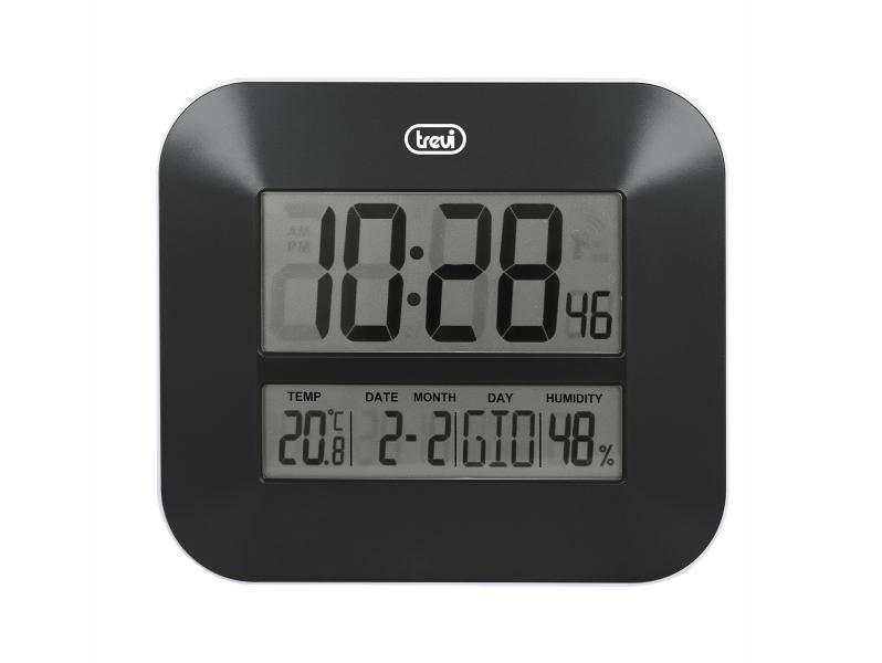 Tre-OM3520-Bk-1.jpg Reloj Pared Cal/Meteo Digi XL OM 3520 D Bk Trevi - Imagen 1
