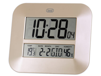 Reloj Pared Cal/Meteo Digi XL OM 3520 D Wh Trevi