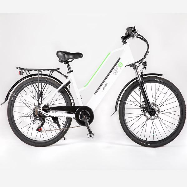 Tre-QueenC28G-1.jpg Bicicleta Electrica Queen CityBike 28"Aluminio 10Ah Gris CY28Lab EMG - Imagen 1