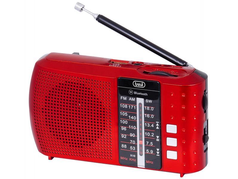 Tre-RA7F20BTR-1.jpg Radio AM/FM/SW C/BT+USB+Aux+Bat Rojo Trevi - Imagen 1