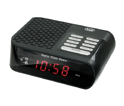 Radio Despertador AM/FM AC Negro Trevi