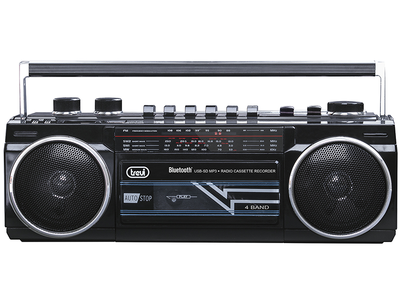 Tre-RR501BTBk-1.jpg R/Cassette 4-Bandas Portatil Grab C/USB/SD/BT Negro Trevi - Imagen 1