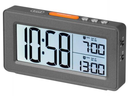 Reloj Desp Digi XXL Slim 2Alarm SLD 3P40 Gy Trevi