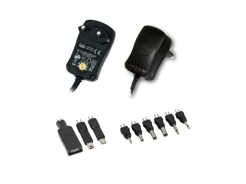 Tre-TA127E-1.jpg Alimentador Universal Estabilizador 110/220V@3V-12V 2250mA DC Trevi - Imagen 1